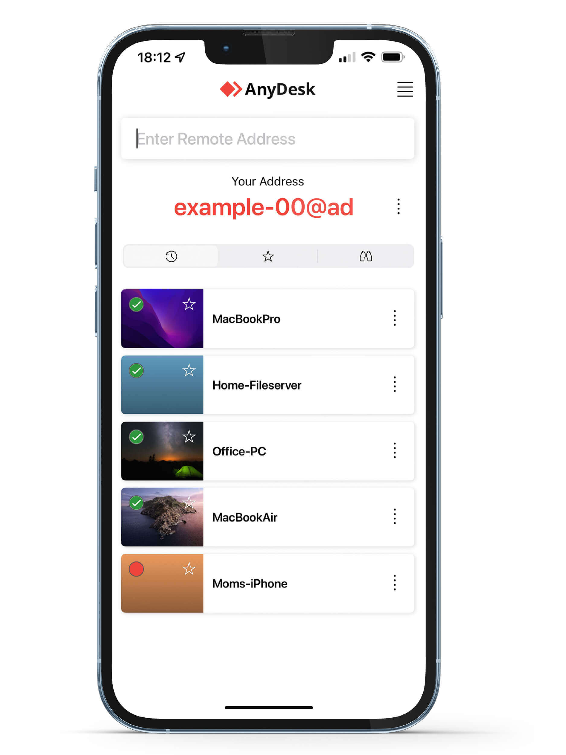 Download AnyDesk for iOS Ios device with AnyDesk